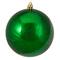 12ct. 4" 4-Finish Green Shatterproof Ball Ornaments